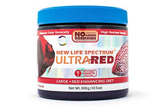 New Life Spectrum Ultra Rojo Grande granulado 3 mm para peces, mejora la coloración y la vitalidad