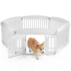 NEWBULIG cerco para perros de 6 paneles, 24 pulgadas, ideal para cachorros.