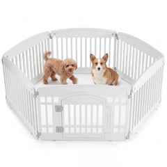NEWBULIG corral de 6 paneles de 24in para perros, espacio seguro para jugar.