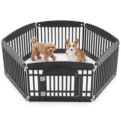NEWBULIG corral de 6 paneles, 24 pulgadas, ideal para interiores.
