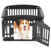 NEWBULIG jaula para perros 24in con puerta de cierre seguro para interiores.