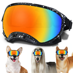 Gafas NICERINC PET para perro mediano con correa ajustable, ajuste seguro durante paseos.