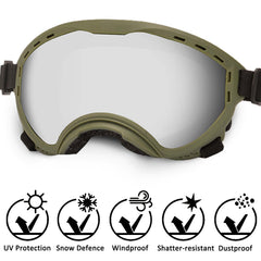 Gafas NICERINC PET con correa ajustable para un ajuste seguro durante paseos
