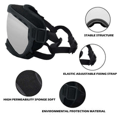 Materiales PC y TPU en gafas NICERINC PET para perros resistentes y ligeras