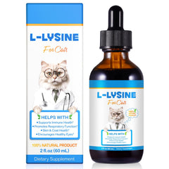 NIFEISHI Lisina líquida gotas, cuidado respiratorio diario para el gato.
