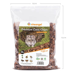 Niteangel cama para roedores natural y absorbente de olores, mantiene el hábitat limpio