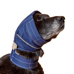 No Flap Envoltura para Orejas Denim, estructura esquelética que mantiene la forma.
