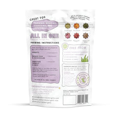 No Furries Delights Forage Mix pequeños granos, snack diario.