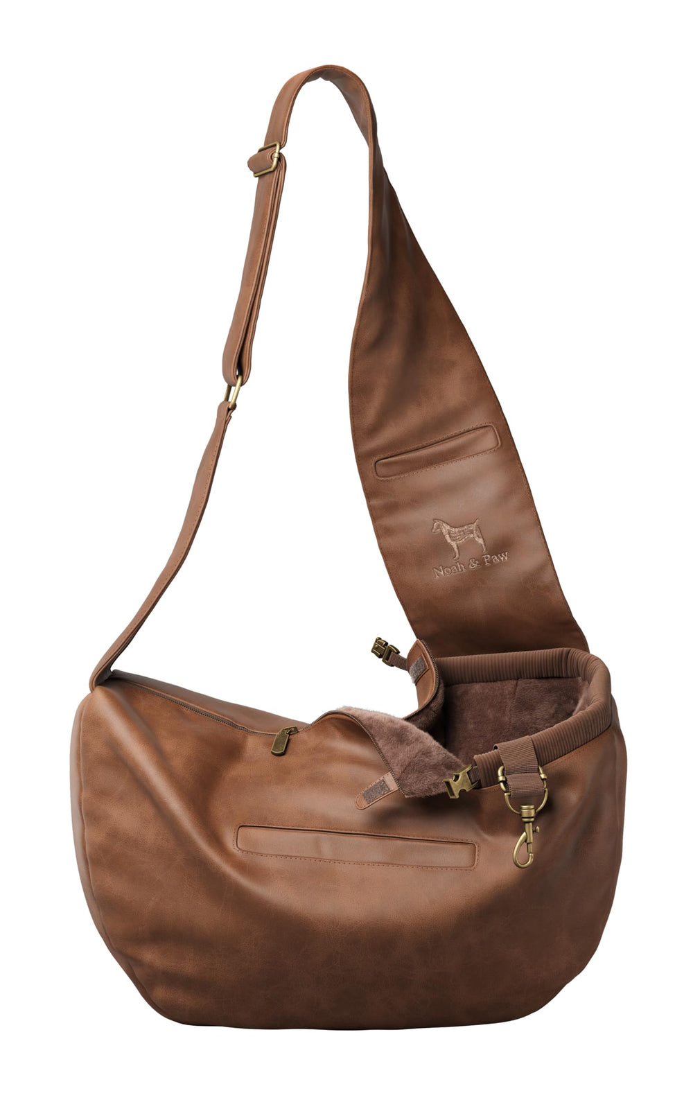 NOAH & PAW Sling, correa acolchada ajustable para paseos cómodos.