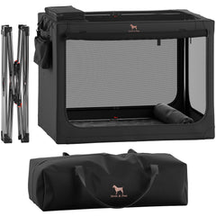 Jaula plegable Noah y Paw para perros, ideal para viaje