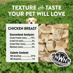 Northwest Naturals bocados pollo tamaño pequeño: aptos para mascotas de todas las edades.