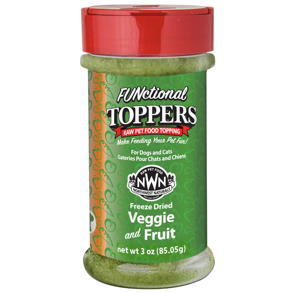 Northwest Naturals verdure/frutas liofilizadas en envase, complemento sabroso para perros y gatos