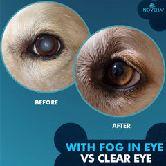 NOVEHA Pet Drops Wash uso diario seguro para ojos de mascotas