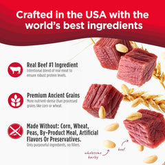 Nulo Frontrunner piel y pelaje brillantes gracias a omega-3 y omega-6.