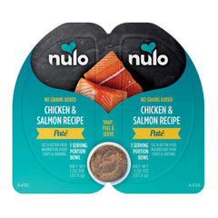 Nulo Pate Pollo y Salmón en taza con textura sedosa para gatos