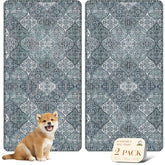 Nunubaby almohadilla lavable para perros, diseño azul, protege suelos y facilita la limpieza.