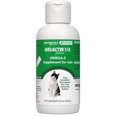 Welactin de Nutramax, aceite de pescado para gatos, mejora piel y pelaje.