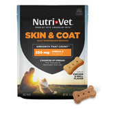 Nutri-Vet galletas piel y pelaje: textura crujiente para el pelaje saludable.