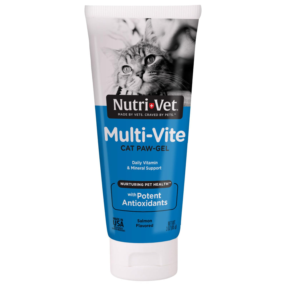 Nutri-Vet Multi-Vite Paw Gel, aplicación en pata para cuidado diario.