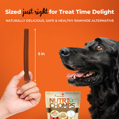 Nutri Chomps pollo real, sabor que atrae a perros exigentes.