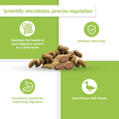 Nutridog Cat Probiotic: seis cepas probioticas para equilibrio intestinal.