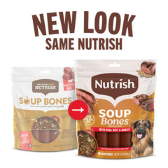 Nutrish Huesos de Sopa Premium con res real y cebada