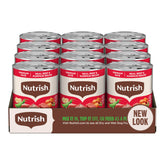 Nutrish carne real calabaza paté suave para perros.