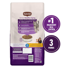 Nutrish Senior Healthy Aging, garbanzos en la fórmula natural.