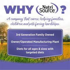 NutriSource probióticos y prebióticos para apoyo digestivo en la etapa temprana.