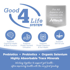 NutriSource Pure Vita con probióticos y prebióticos para salud intestinal