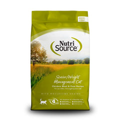 NutriSource Senior Weight Management para gatos, bolsa de 12 lb para uso diario