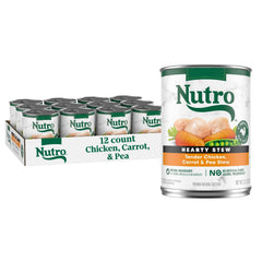Nutro Hearty Stew lata pollo zanahoria: trozos tiernos para perros adultos