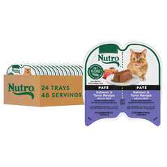 Nutro Perfect Portions pate de salmón y atún para gatos, sabor real.