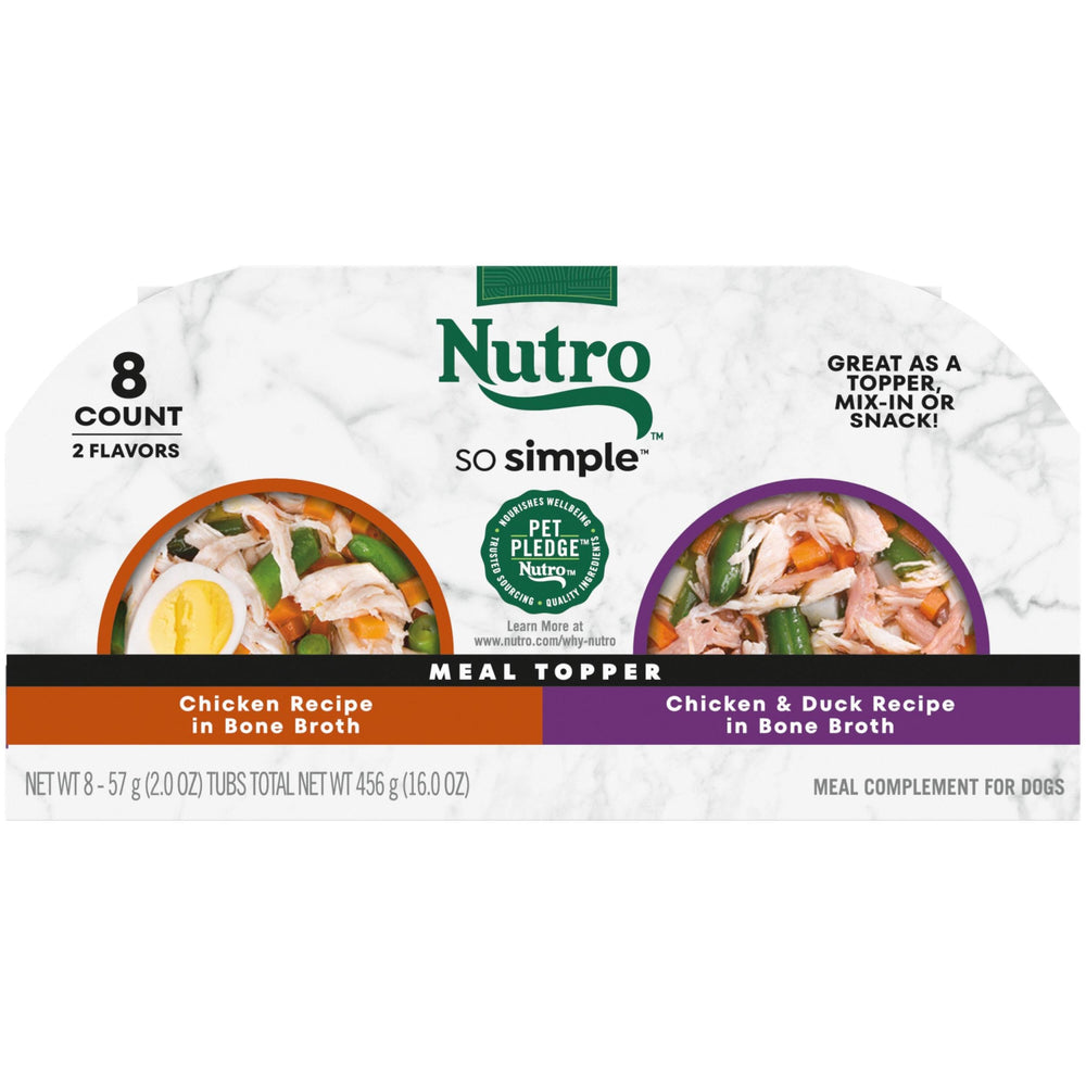 Nutro So Simple, bandeja de pollo: complemento sabroso para mezclar con croquetas