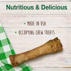 Nylabone Healthy Edibles detalle sabor pollo, recompensa para perros.