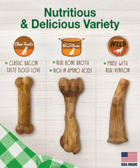 Nylabone Healthy Edibles, sabor jamón: recompensa sabrosa para el juego diario.