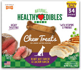 Nylabone Healthy Edibles: variedad de sabores res asada y pollo para recompensas sabrosas