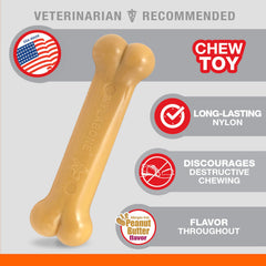Nylabone Hueso Original, tamaño pequeño para perros de hasta 25 libras.