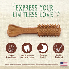Nylabone Nutri Dent sabor Filet Mignon, disponible para perros medianos.