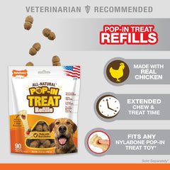 Nylabone Tratamientos naturales de pollo, digestibles y sabrosos