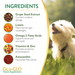 Ocu-GLO PB mezcla en comida, textura suave y digestión cómoda.