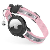 Odokele collar AirTag rosa ajustable: comodidad para gatos