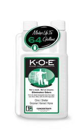 Odorcide K.O.E concentra elimina olores en jaulas de forma eficaz.