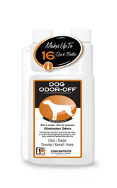 Odorcide Thornell Dog Odor-Off, botella, elimina olores de orina en alfombras y superficies.