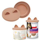 OHMO tapas de latas para comida de mascotas, juego de 2, diseño atractivo.