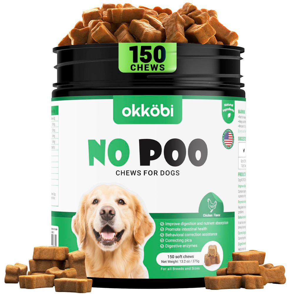 OKKÖBI masticables para perros frente al empaque, experiencia sensorial atractiva