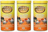 Omega One granulado para goldfish en frasco, alimento completo para colores vivos.
