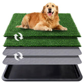 Ondware bandeja con césped artificial 35x23 para entrenamiento interior de perros.