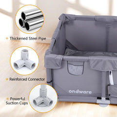 Ondware corral con collar identificador para distinguir animales.