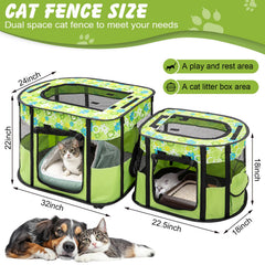 Ondware jaula-gatos-uso-exterior-estacas: estabilidad en exteriores.